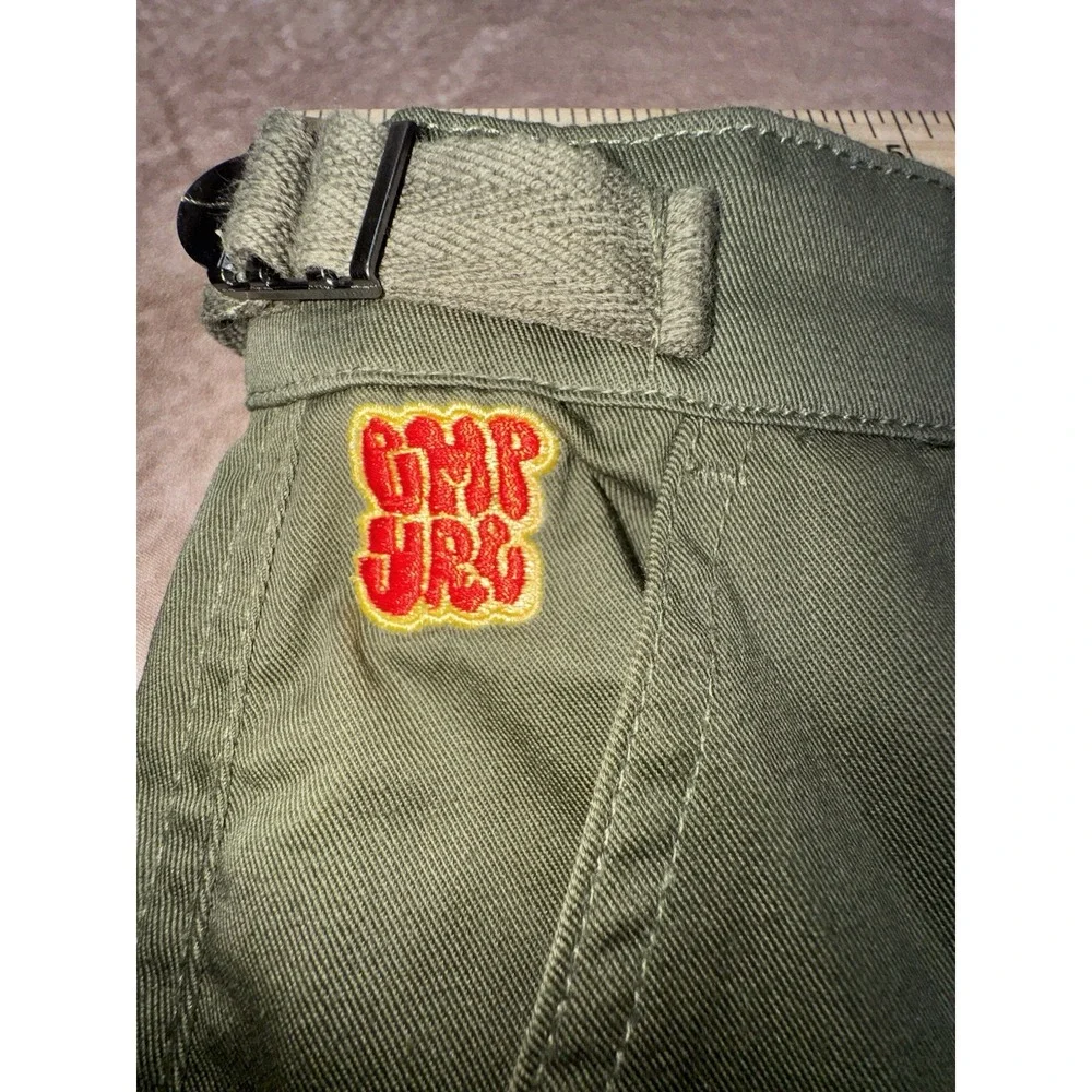 Empyre Relax Cargo Pants Women 30 Green Utility Skater HipHop Trending